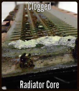 Plugged Radiator Tubes, cooling system repair, Chicago
